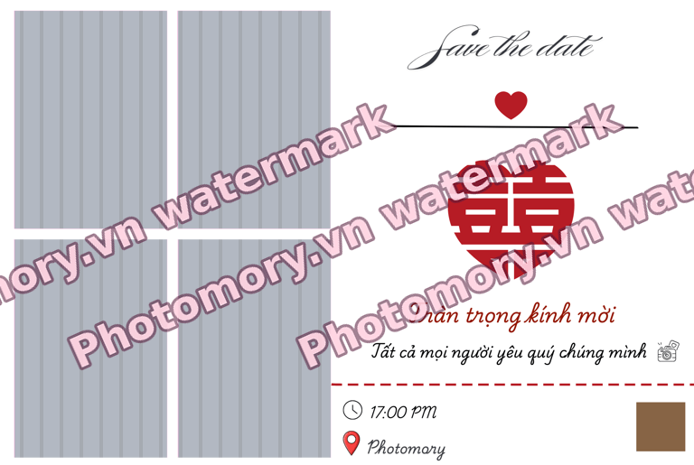 Thiệp cưới trao tay